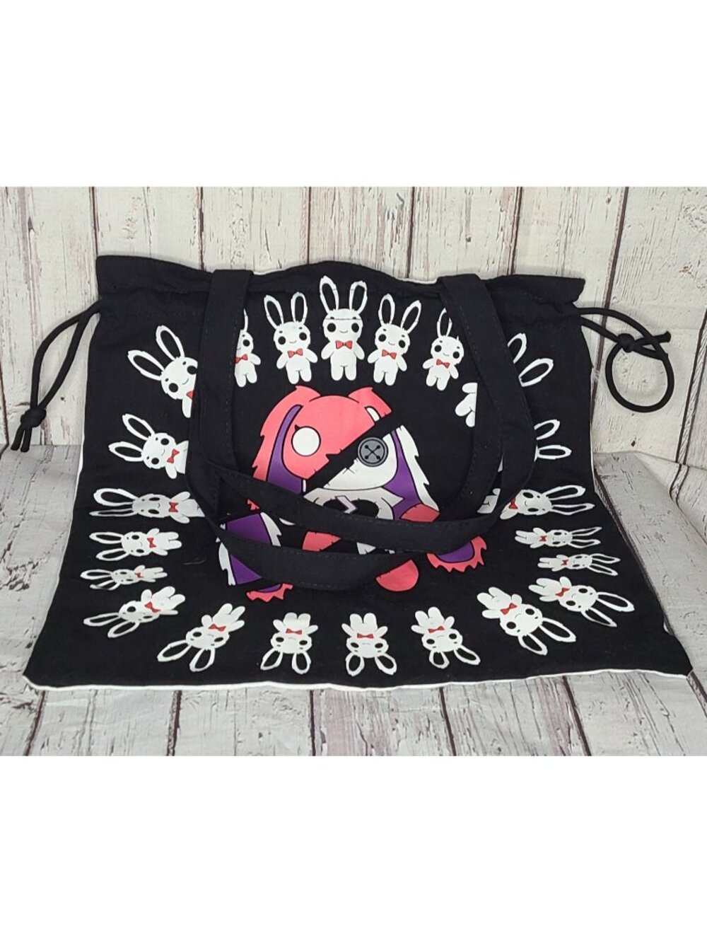 Plushie Dreadfuls Cloth Tote Bag Borderline Personality Disorder Rabbit Plush
